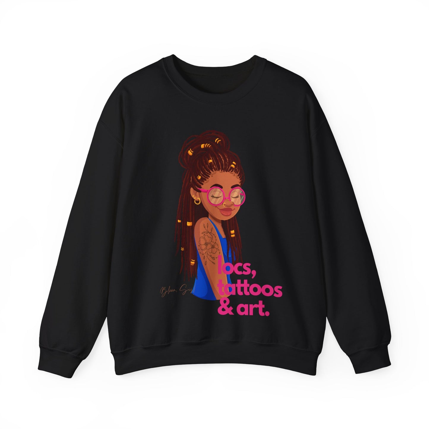 Locs, Tattoos, & Art™ Crewneck Sweatshirt