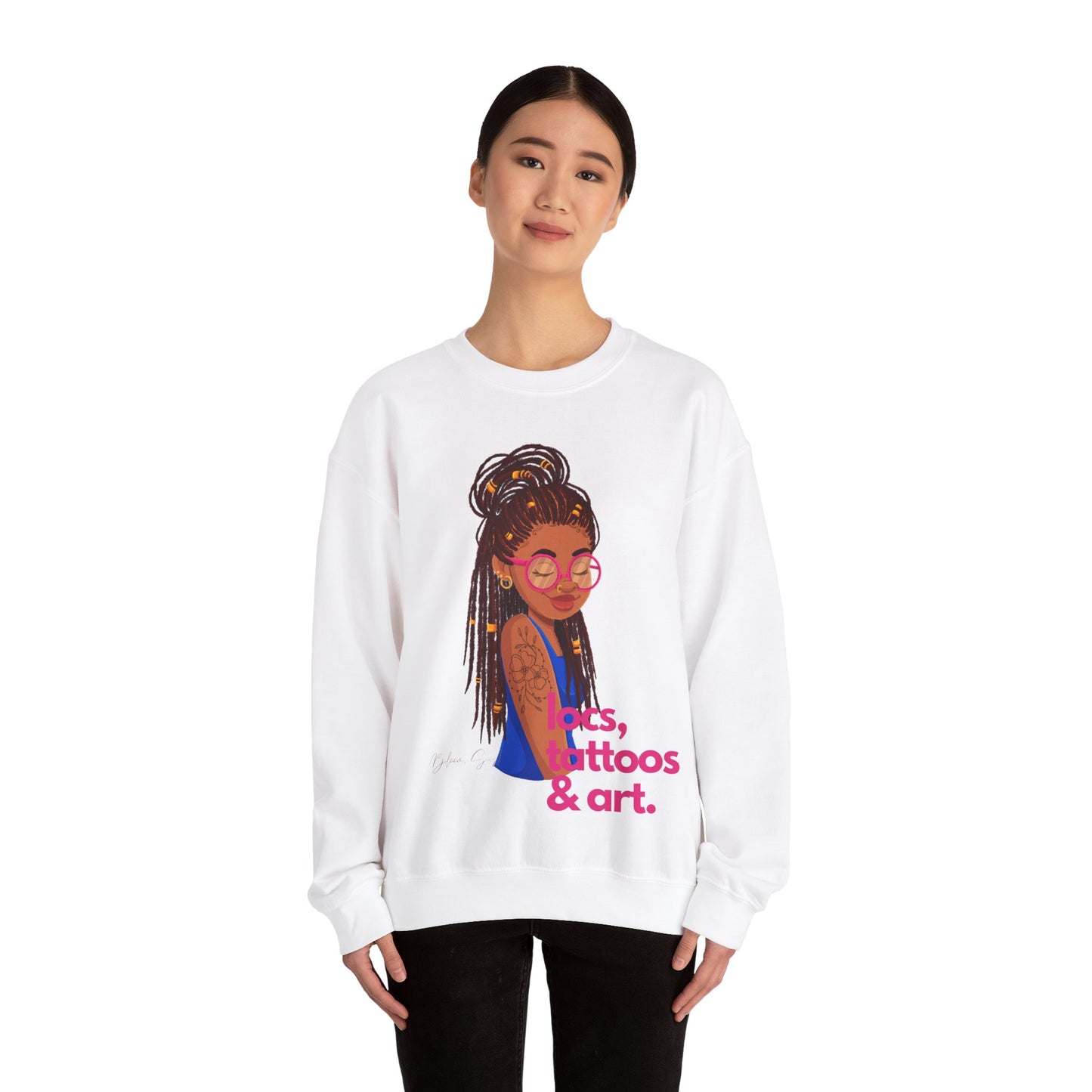 Locs, Tattoos, & Art™ Crewneck Sweatshirt