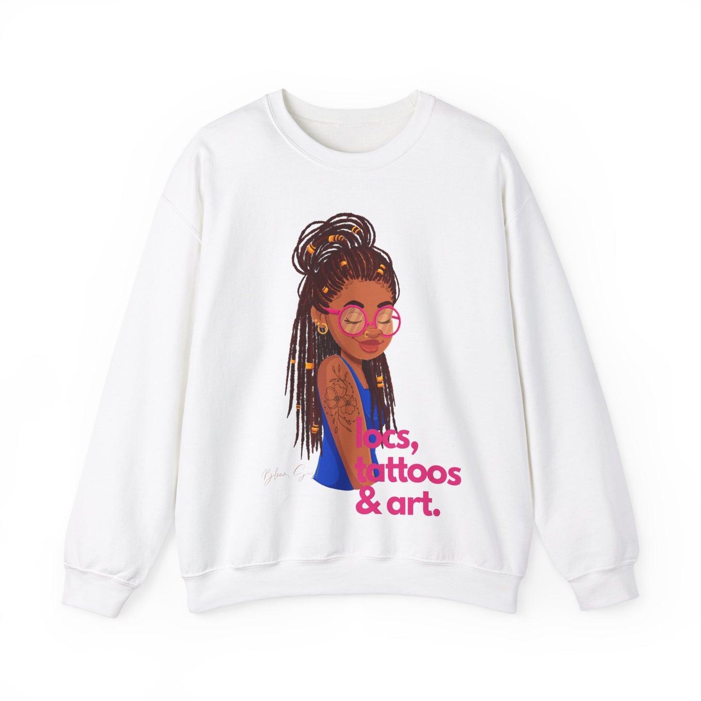 Locs, Tattoos, & Art™ Crewneck Sweatshirt